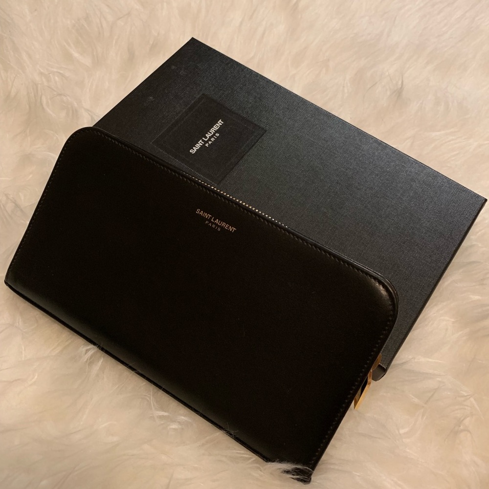YSL Zipped Around Wallet
